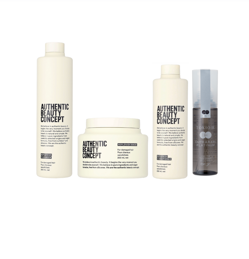 Routine cheveux sensibilisés